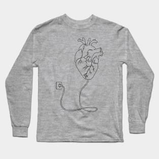 Heart is charging Long Sleeve T-Shirt